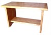  Sgabello abete lamellare realizzabile in vari formati. Come da foto  cm 30 x 60 x h 50 COD. 019